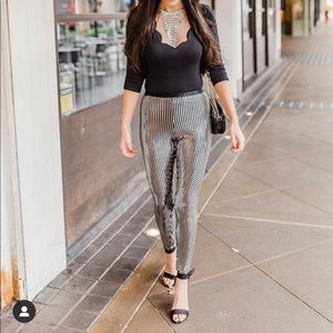 Sequin pants!